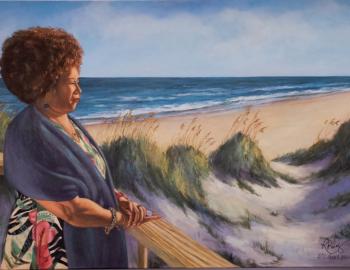 James Melvin Portrait of Ruby Bridges James Melvin Portrait of Ruby Bridges