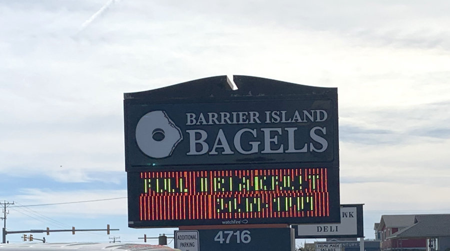 Barrier Island Bagels has a new home in the old Argyles Restaurant in Kitty Hawk. Barrier Island Bagels has a new home in the old Argyles Restaurant in Kitty Hawk.