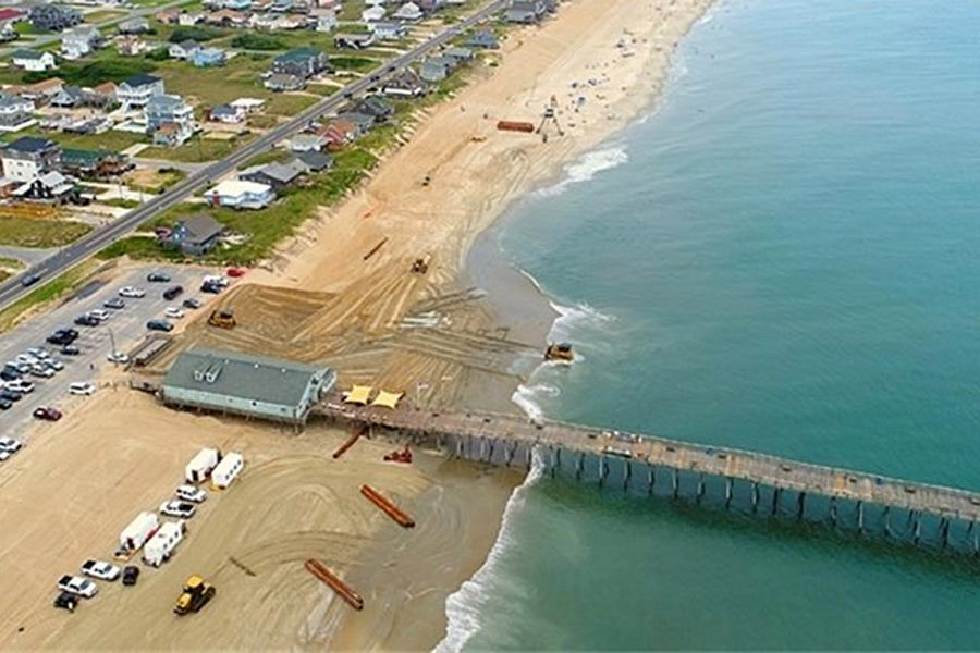 Kill Devil Hills gets ready for the second round of beach nourishment. Kill Devil Hills gets ready for the second round of beach nourishment.