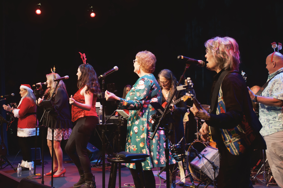 The Mustang Outreach Allstar Band takes the stage at Roanoke Island Festival Park. The Mustang Outreach Allstar Band takes the stage at Roanoke Island Festival Park.
