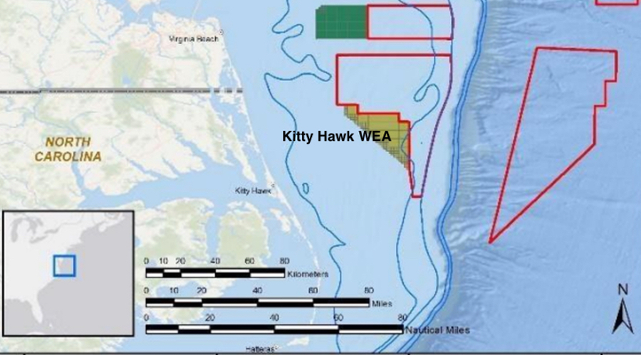 BOEM map showing new Wind Energy Areas off Outer Banks of North Carolina. BOEM map showing new Wind Energy Areas off Outer Banks of North Carolina.